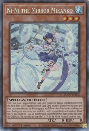 Ni-Ni the Mirror Mikanko (CR) (AMDE-EN026) - Amazing Defenders 1st Edition - Premium Yugioh Single from Konami - Just $12.20! Shop now at Game Crave Tournament Store