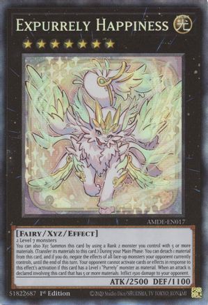 Expurrely Happiness (CR) (AMDE-EN017) - Amazing Defenders 1st Edition - Premium Yugioh Single from Konami - Just $11.50! Shop now at Game Crave Tournament Store