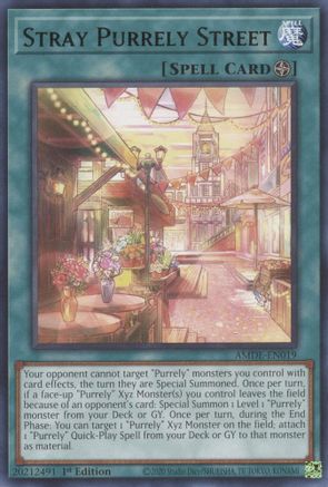 Stray Purrely Street (AMDE-EN019) - Amazing Defenders 1st Edition - Premium Yugioh Single from Konami - Just $0.25! Shop now at Game Crave Tournament Store