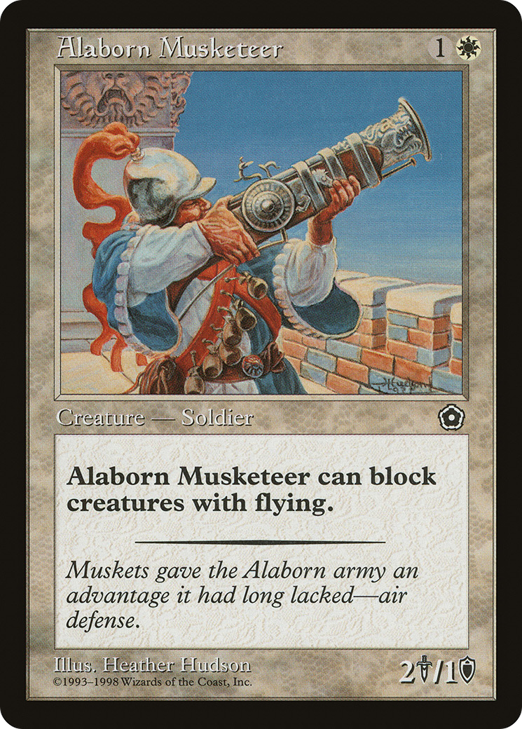 Alaborn Musketeer (P02-003) - Portal Second Age - Premium MTG Single from Wizards of the Coast - Just $0.08! Shop now at Game Crave Tournament Store