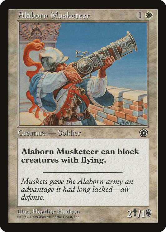 Alaborn Musketeer (P02-003) - Portal Second Age - Premium MTG Single from Wizards of the Coast - Just $0.08! Shop now at Game Crave Tournament Store