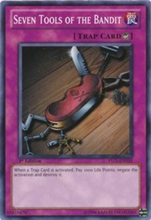 Seven Tools of the Bandit (YS11-EN035) - Starter Deck: Dawn of the Xyz 1st Edition - Premium Yugioh Single from Konami - Just $0.26! Shop now at Game Crave Tournament Store