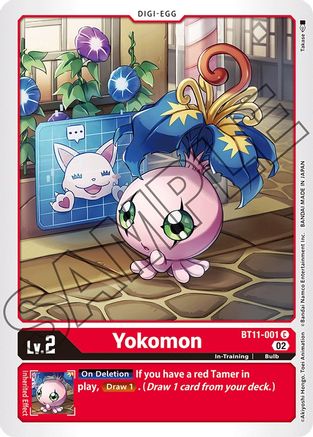 Yokomon (BT11-001) - Dimensional Phase - Premium Digimon Single from Bandai - Just $0.25! Shop now at Game Crave Tournament Store