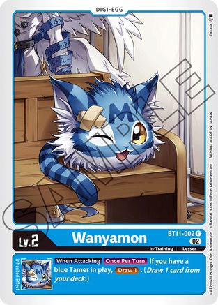 Wanyamon (BT11-002) - Dimensional Phase - Premium Digimon Single from Bandai - Just $0.33! Shop now at Game Crave Tournament Store