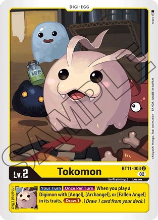 Tokomon (BT11-003) - Dimensional Phase - Premium Digimon Single from Bandai - Just $0.25! Shop now at Game Crave Tournament Store