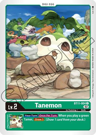 Tanemon (BT11-004) - Dimensional Phase - Premium Digimon Single from Bandai - Just $0.25! Shop now at Game Crave Tournament Store