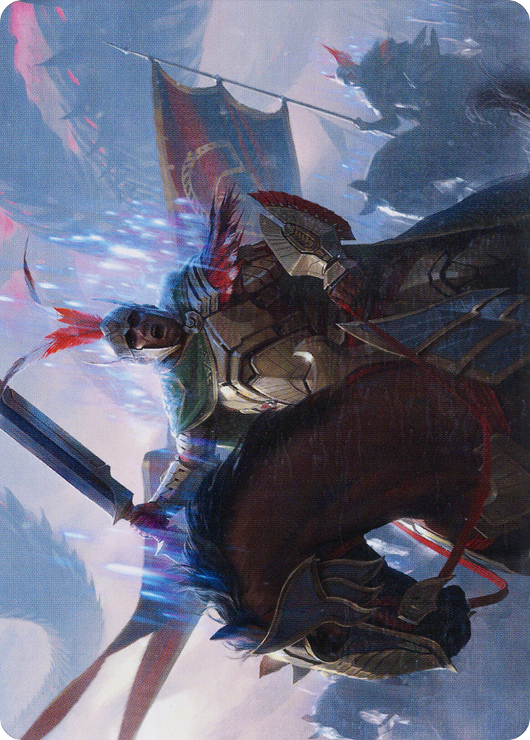 Marshal of Zhalfir // Marshal of Zhalfir (AMOM-050) - March of the Machine Art Series (Borderless) - Premium MTG Single from Wizards of the Coast - Just $0! Shop now at Game Crave Tournament Store