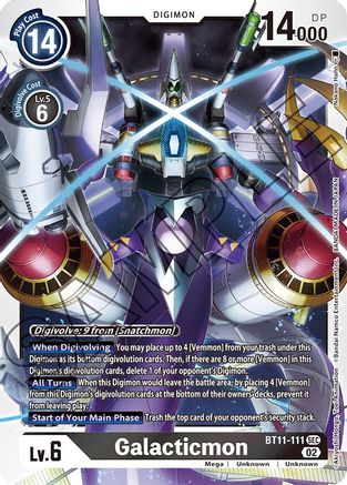 Galacticmon (BT11-111) - Dimensional Phase Foil - Premium Digimon Single from Bandai - Just $13.96! Shop now at Game Crave Tournament Store