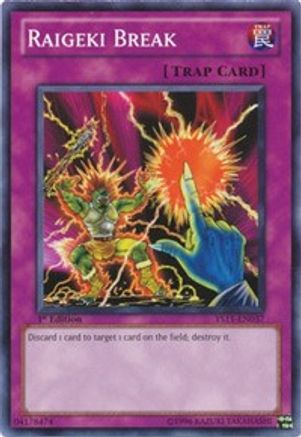 Raigeki Break (YS11-EN037) - Starter Deck: Dawn of the Xyz 1st Edition - Premium Yugioh Single from Konami - Just $1.23! Shop now at Game Crave Tournament Store