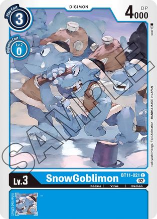 SnowGoblimon (BT11-021) - Dimensional Phase - Premium Digimon Single from Bandai - Just $0.08! Shop now at Game Crave Tournament Store