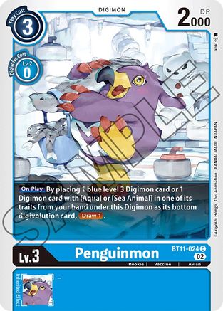 Penguinmon (BT11-024) - Dimensional Phase - Premium Digimon Single from Bandai - Just $0.25! Shop now at Game Crave Tournament Store