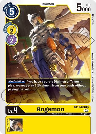 Angemon (BT11-038) - Dimensional Phase - Premium Digimon Single from Bandai - Just $0.25! Shop now at Game Crave Tournament Store