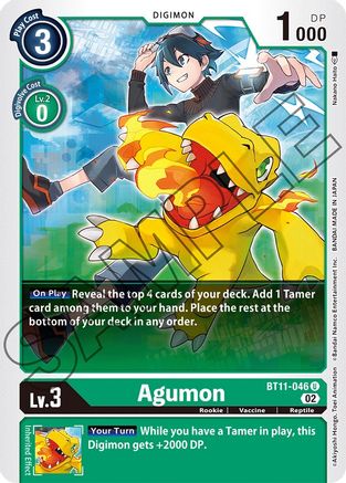 Agumon (BT11-046) - Dimensional Phase - Premium Digimon Single from Bandai - Just $0.25! Shop now at Game Crave Tournament Store