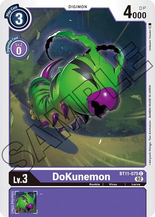 DoKunemon (BT11-075) - Dimensional Phase - Premium Digimon Single from Bandai - Just $0.08! Shop now at Game Crave Tournament Store