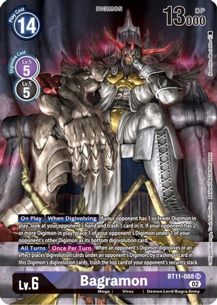 Bagramon (Alternate Art) (BT11-088) - Dimensional Phase Foil - Premium Digimon Single from Bandai - Just $1.15! Shop now at Game Crave Tournament Store