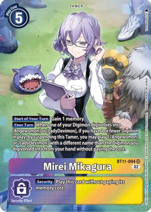 Mirei Mikagura (Alternate Art) (BT11-094) - Dimensional Phase Foil - Premium Digimon Single from Bandai - Just $17.63! Shop now at Game Crave Tournament Store