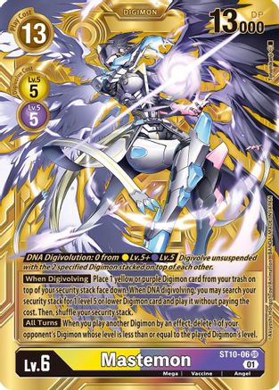 Mastemon (Alternate Art) (ST10-06) - Dimensional Phase Foil - Premium Digimon Single from Bandai - Just $159.86! Shop now at Game Crave Tournament Store