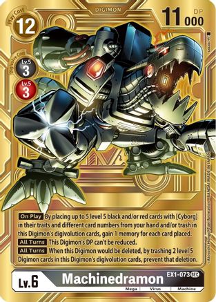 Machinedramon (Alternate Art) (EX1-073) - Dimensional Phase Foil - Premium Digimon Single from Bandai - Just $29.63! Shop now at Game Crave Tournament Store