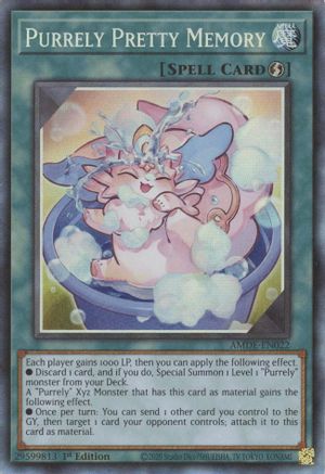Purrely Pretty Memory (CR) (AMDE-EN022) - Amazing Defenders 1st Edition - Premium Yugioh Single from Konami - Just $1.81! Shop now at Game Crave Tournament Store