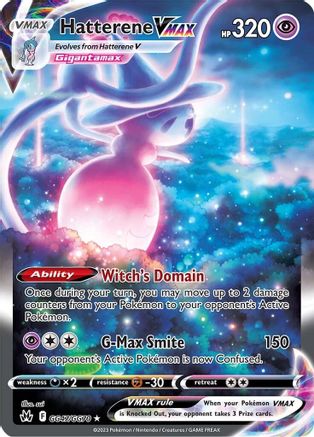 Hatterene VMAX GG47/70 - Crown Zenith Galarian Gallery Holofoil - Premium Pokemon Single from Nintendo - Just $2.76! Shop now at Game Crave Tournament Store