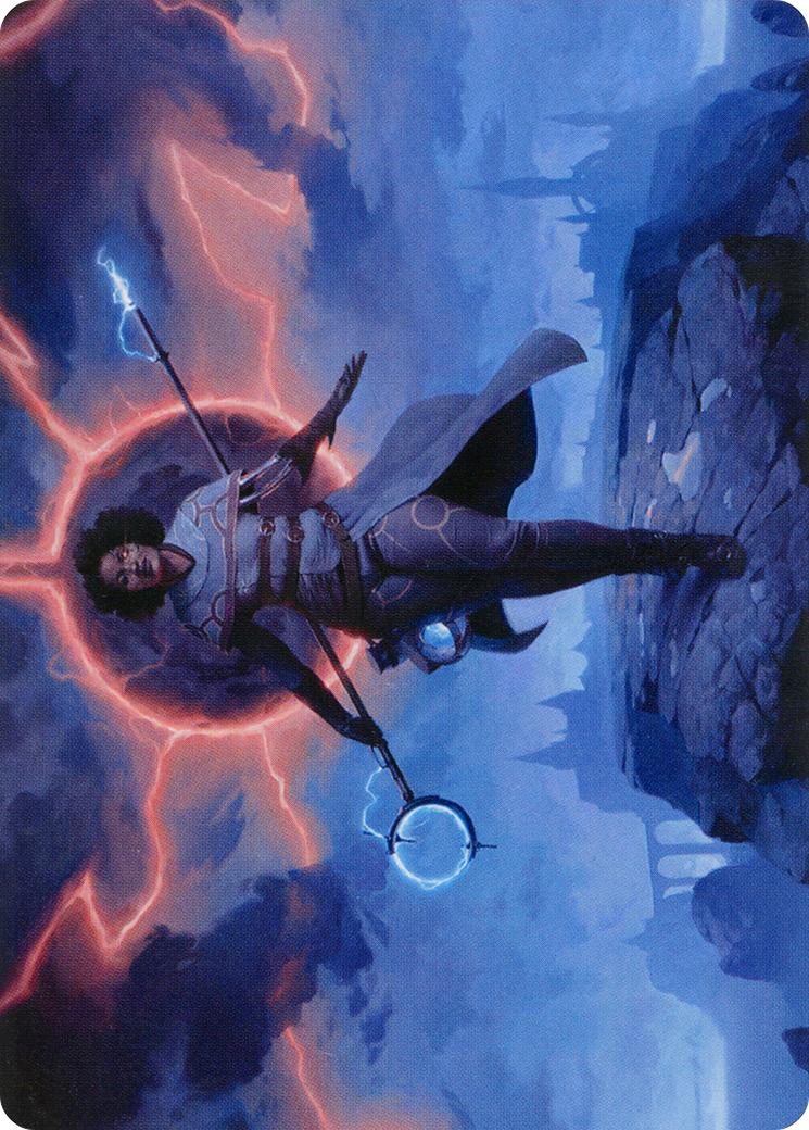 Rona, Herald of Invasion // Rona, Herald of Invasion (AMOM-016) - March of the Machine Art Series (Borderless) Foil - Premium MTG Single from Wizards of the Coast - Just $0! Shop now at Game Crave Tournament Store