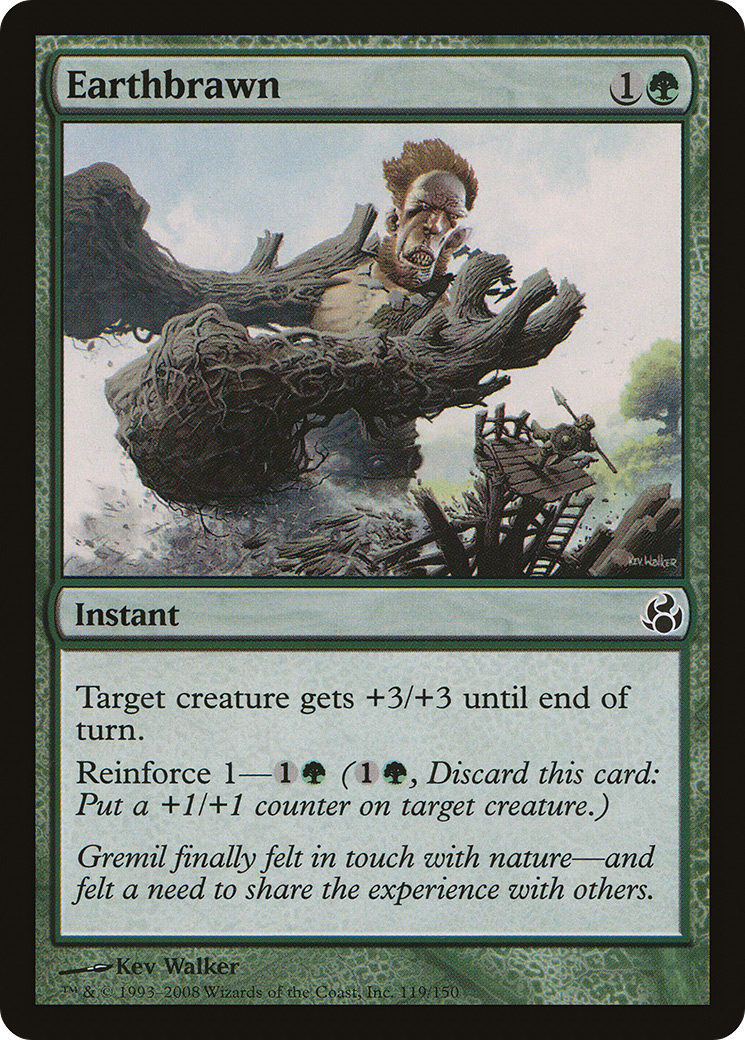Earthbrawn (MOR-119) - Morningtide - Premium MTG Single from Wizards of the Coast - Just $0.25! Shop now at Game Crave Tournament Store