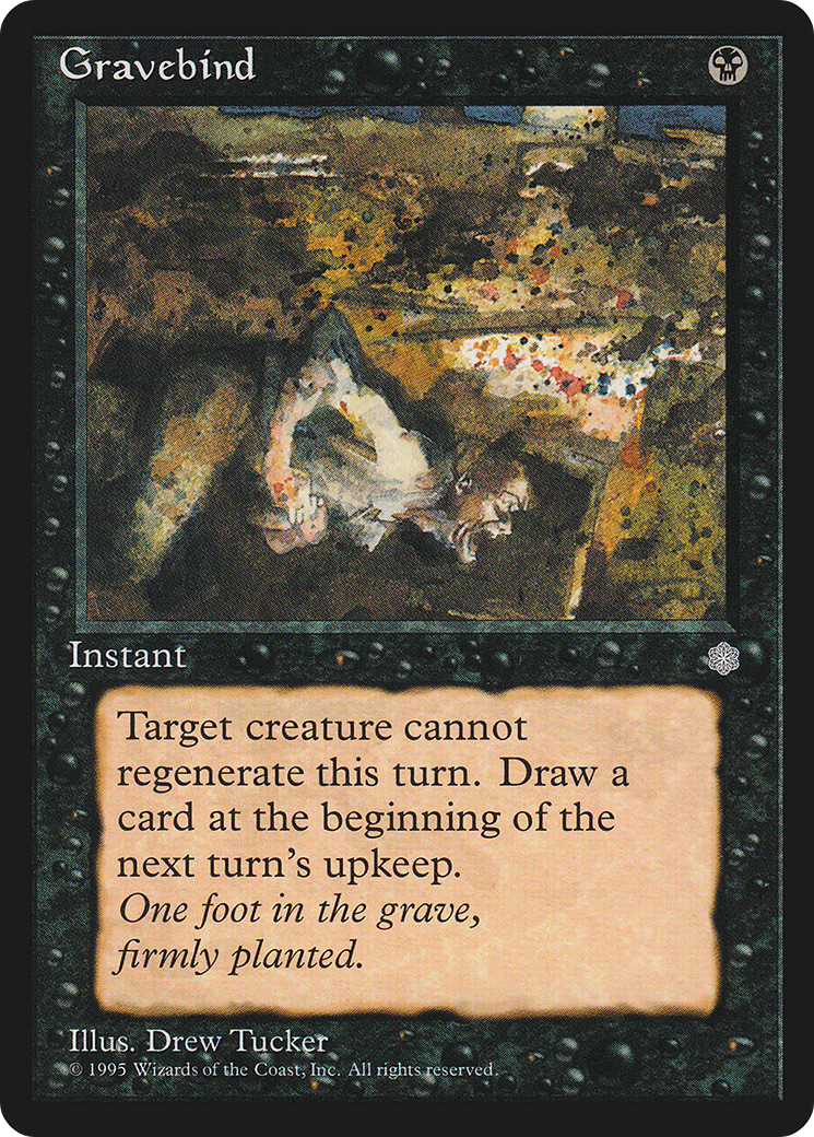 Gravebind (ICE-129) - Ice Age - Premium MTG Single from Wizards of the Coast - Just $0.61! Shop now at Game Crave Tournament Store