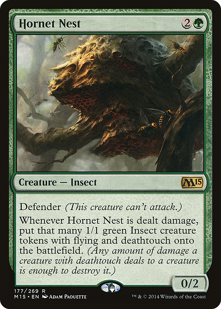 Hornet Nest (M15-177) - Magic 2015 Foil - Premium MTG Single from Wizards of the Coast - Just $1.17! Shop now at Game Crave Tournament Store