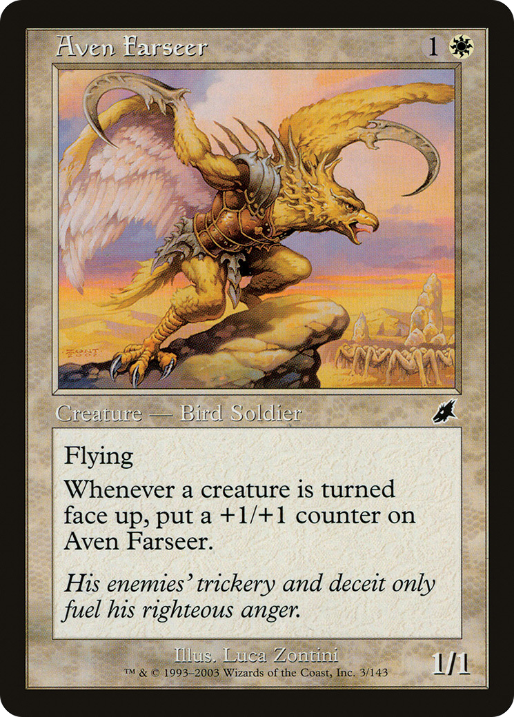 Aven Farseer (SCG-003) - Scourge - Premium MTG Single from Wizards of the Coast - Just $0.08! Shop now at Game Crave Tournament Store