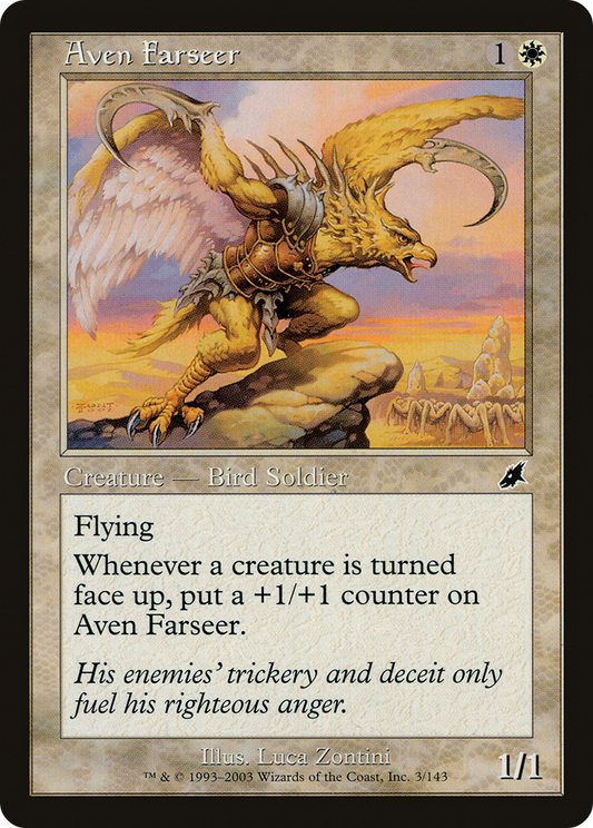 Aven Farseer (SCG-003) - Scourge Foil - Premium MTG Single from Wizards of the Coast - Just $0.13! Shop now at Game Crave Tournament Store