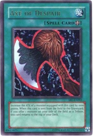 Axe of Despair (SRL-EN002) - Spell Ruler (Worldwide English) Unlimited - Premium Yugioh Single from Konami - Just $4.81! Shop now at Game Crave Tournament Store