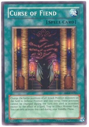 Curse of Fiend (SRL-EN032) - Spell Ruler (Worldwide English) Unlimited - Premium Yugioh Single from Konami - Just $0.75! Shop now at Game Crave Tournament Store