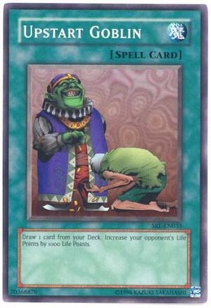 Upstart Goblin (SRL-EN033) - Spell Ruler (Worldwide English) Unlimited - Premium Yugioh Single from Konami - Just $2.34! Shop now at Game Crave Tournament Store