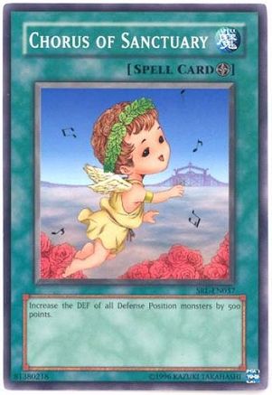 Chorus of Sanctuary (SRL-EN037) - Spell Ruler (Worldwide English) Unlimited - Premium Yugioh Single from Konami - Just $0.59! Shop now at Game Crave Tournament Store