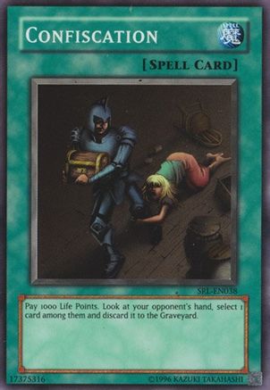 Confiscation (SRL-EN038) - Spell Ruler (Worldwide English) Unlimited - Premium Yugioh Single from Konami - Just $1.64! Shop now at Game Crave Tournament Store