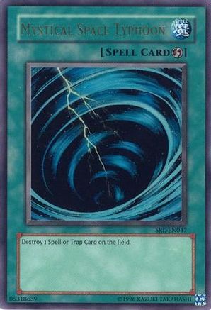 Mystical Space Typhoon (SRL-EN047) - Spell Ruler (Worldwide English) Unlimited - Premium Yugioh Single from Konami - Just $10.39! Shop now at Game Crave Tournament Store