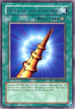 Horn of the Unicorn (SRL-EN054) - Spell Ruler (Worldwide English) Unlimited - Premium Yugioh Single from Konami - Just $2.36! Shop now at Game Crave Tournament Store