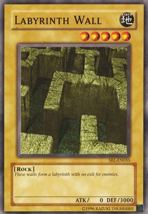 Labyrinth Wall (SRL-EN055) - Spell Ruler (Worldwide English) Unlimited - Premium Yugioh Single from Konami - Just $0.32! Shop now at Game Crave Tournament Store