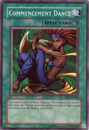 Commencement Dance (SRL-EN062) - Spell Ruler (Worldwide English) Unlimited - Premium Yugioh Single from Konami - Just $0.98! Shop now at Game Crave Tournament Store