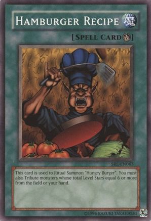 Hamburger Recipe (SRL-EN063) - Spell Ruler (Worldwide English) Unlimited - Premium Yugioh Single from Konami - Just $0.59! Shop now at Game Crave Tournament Store