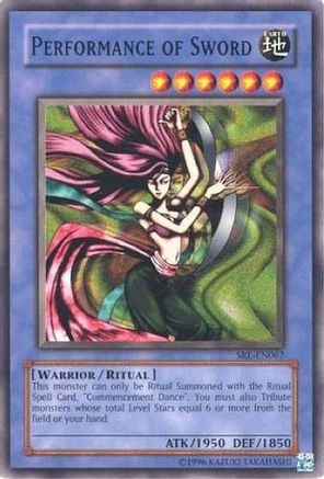 Performance of Sword (SRL-EN067) - Spell Ruler (Worldwide English) Unlimited - Premium Yugioh Single from Konami - Just $0.39! Shop now at Game Crave Tournament Store