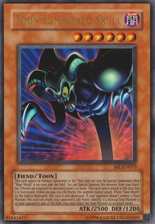 Toon Summoned Skull (SRL-EN073) - Spell Ruler (Worldwide English) Unlimited - Premium Yugioh Single from Konami - Just $10.75! Shop now at Game Crave Tournament Store