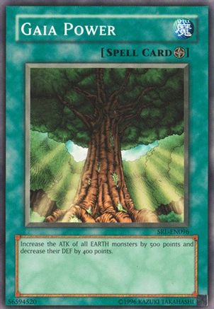 Gaia Power (SRL-EN096) - Spell Ruler (Worldwide English) Unlimited - Premium Yugioh Single from Konami - Just $1.15! Shop now at Game Crave Tournament Store