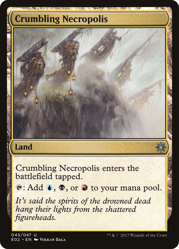 Crumbling Necropolis (E02-045) - Explorers of Ixalan - Premium MTG Single from Wizards of the Coast - Just $0.26! Shop now at Game Crave Tournament Store