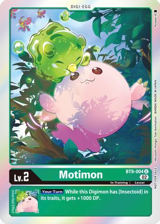 Motimon (Official Tournament Pack Vol.8) (BT9-004) - X Record Foil - Premium Digimon Single from Bandai - Just $0.25! Shop now at Game Crave Tournament Store
