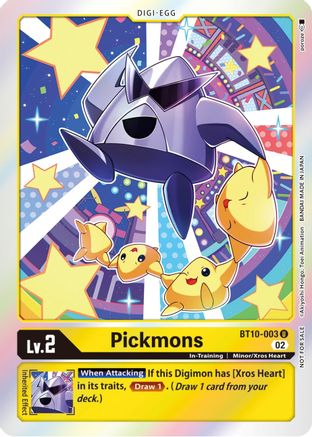 Pickmons (Official Tournament Pack Vol.8) (BT10-003) - Xros Encounter Foil - Premium Digimon Single from Bandai - Just $0.08! Shop now at Game Crave Tournament Store