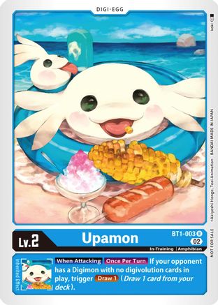 Upamon - BT1-003 (Winner Pack Dimensional Phase) (BT1-003) - Release Special Booster - Premium Digimon Single from Bandai - Just $0.55! Shop now at Game Crave Tournament Store