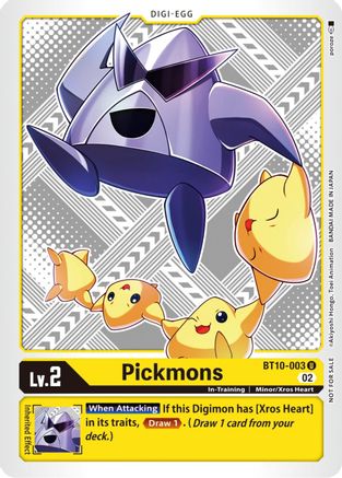 Pickmons (Winner Pack Dimensional Phase) (BT10-003) - Xros Encounter - Premium Digimon Single from Bandai - Just $0.11! Shop now at Game Crave Tournament Store