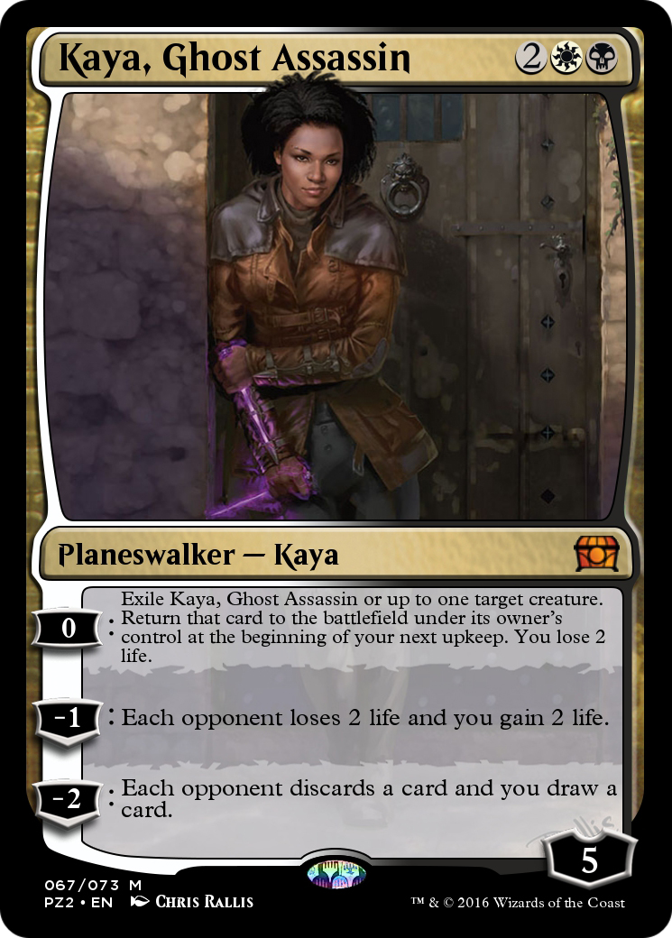 Kaya, Ghost Assassin (PZ2-067) - Treasure Chest Foil - Premium MTG Single from Wizards of the Coast - Just $0! Shop now at Game Crave Tournament Store