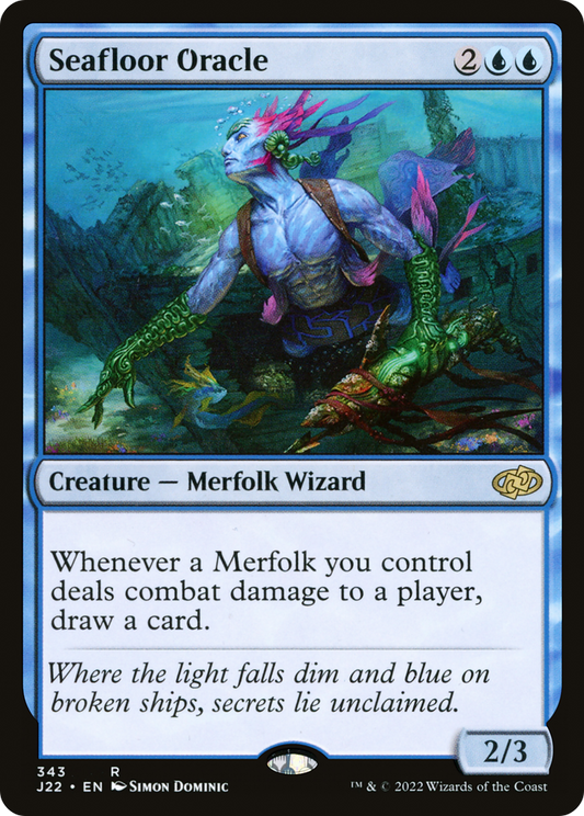 Seafloor Oracle (J22-343) - Jumpstart 2022 - Premium MTG Single from Wizards of the Coast - Just $0.08! Shop now at Game Crave Tournament Store